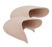 Healvian Protège-Orteils Professionnels en Sebs Coussinets Résistants à L’Usure Taille Courte Couleur Peau 1 Paire pour Danseuse de Ballet Confort et Protection pour Partie Antérieure