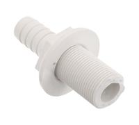 Healvian Raccord Passe-Coque en Plastique Robuste pour Pompe à Oxygène de Vivier Marin, Connexion Étanche Optimisée pour Transport Longue Durée sur Yacht