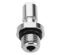 Healvian Raccord Rapide de Gonflage pour Plongée sous-Marine 8/3-24 en Métal Argenté, Adaptateur d'air Haute Pression, Connecteur de Valve Compatible Équipements de Plongée, Sécurité