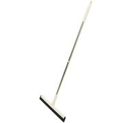 Healvian Raclette pour Sol en Plastique Blanc Balai-Raclette de Nettoyage pour Carrelage Outil Polyvalent pour Sol en Béton Salle de Bain et Garage