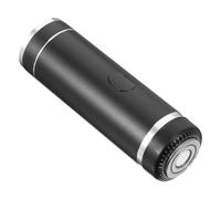 Healvian Rasoir Électrique Rechargeable Portable pour Hommes et Femmes Rasoir à Tête Unique Lavable Design Compact et Pratique Noir Mat