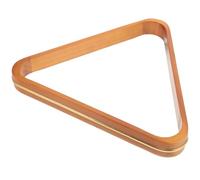 Healvian Râtelier de Billard en Pin Bord Doré Triangle de Billard Bois Robuste et Stable Support de Rangement Solide et Léger