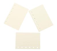 Healvian Recharge Papier Perforé A7 6 Trous Lot de 3 Carnets Recharge de Bloc-Notes pour Organiseur Inserts Pratiques pour Planificateur et Cahier D’Écriture