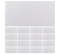 Healvian Recharge Papier pour Bloc-notes Rechargeable M5list, Pages Lignées Pliage en Trois, 20 Feuilles Perforées, Format Carnet Agenda pour Usage Bureau et Scolaire