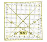Healvian Règle Japonaise Couture en Plastique Carré pour Patchwork et Quilting Quadrillage Précis pour Découpe Facile et Détail Net, pour Crafting et Sewing