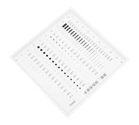 Healvian Règle Transparente de Haute Précision 0,1 Mm pour Mesure de Diamètre et Largeur de Ligne, Jauge D’inspection de Fissures et Rayures, Outil Portable pour Contrôle Qualité