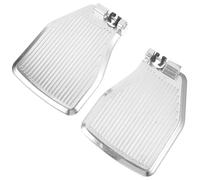 Healvian Repose-pieds pour Fauteuil Roulant en Alliage D'aluminium Argenté, Facile à Utiliser, Pédale Robuste Adaptée aux Utilisateurs Troubles Moteurs des Membres Inférieurs