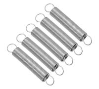 Healvian Ressort D’Extension en Acier Inoxydable 08 MM Double Crochet 6X1 CM Kit de 5 Pièces Ressorts de Tension Mécaniques pour Loisirs Créatifs et Applications Multiples