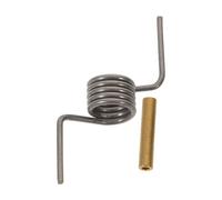 Healvian Ressort de Porte Réfrigérateur Remplacement 1,3 Pouce Lot 2 Pièces Tube Cuivre, Charnière Cadre Verticale, Accessoires pour Fermeture Étanche Porte Réfrigérateur, Pièces Détachées