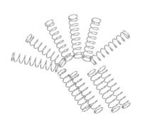 Healvian Ressorts de Compression en Acier Inoxydable 0,5 X 4,5 X 20 Mm, Petit Ressort de Rechange pour Stylo à Bille, Pack de 10 Pièces, Compatibles Recharges Mécaniques, Usage