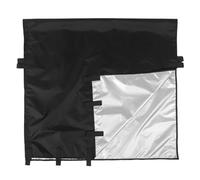 Healvian Rideau de Vêtement Occultant pour Danse - 150 X 80 Cm - Tissu Résistant Noir - Rideau de Dressing Portable pour Coulisses et Vestiaire - Intimité Garantie pour Danseuses en Studio