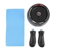 Healvian Rouleau Abdominal Automatique à Rebond Roue d'Exercice en ABS Tapis Genoux Inclus Équipement Fitness Maison pour Renforcement du Tronc et Brûlage des Graisses