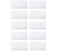 Healvian Rouleaux de Papier Thermique 57 X 25 Mm, 10 Pièces pour Caisse Enregistreuse, Papier D’impression pour Tickets de Caisse Supermarché, Compatible Pos, Surface Lisse et Impression