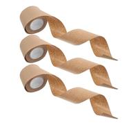 Healvian Ruban Adhésif Kraft Activé par L’Eau 6 CM Large 3 Rouleaux pour Encadrement et Aquarelle Papier Kraft Résistant Ruban de Masquage pour Artistes Adhésif sans Résidu pour