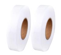 Healvian Ruban d'Ourlet Double Face Thermocollant en Tissu Non Tissé Blanc 25 CM X 70 M 2 Rouleaux pour Couture sans Couture Accessoires Thermofusibles pour Vêtements et Loisirs