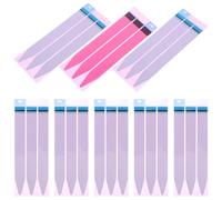 Healvian Rubans Adhésifs pour Batteries de Téléphone 8 Feuilles Autocollantes Rouges Faciles à Découper Bandes de Batterie de Remplacement sans Trace Adhésif Double Face pour Réparation