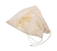 Healvian Sac à Cordon pour Sèche Cheveux Beige Poche de Rangement et Résistante pour Voyage et Cosmétiques Organiseur Portable Multifonction pour Accessoires Personnels
