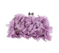 Healvian Sac à Main Floral Femme Pochette Soirée Vintage avec Chaîne Clutch Compact et Élégant pour Mariage Dîner et Gala Accessoire Chic Multicolore
