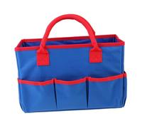 Healvian Sac de Rangement Multifonction Bleu Sac à Main Léger pour Cosmétiques Outils de Jardinage et Accessoires Quotidiens Organisateur Pratique pour Voyage et Usage Domestique