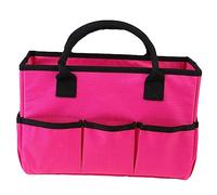 Healvian Sac de Rangement Multifonctionnel pour Outils de Jardin et Cosmétiques Poche Pratique Rose pour Rangement Organisé