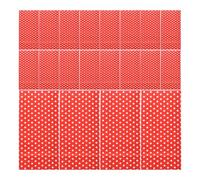 Healvian Sachets à Bonbons en Papier Kraft Rouge à Pois Lot de 50 Paquet Présents Plats 9x6x18 Cm Paquet Fête et Emballage Gourmandises Anniversaire Pratiques et Décoratifs