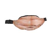 Healvian Sacoche de Humoristique PU et Sac de Ceinture pour Hommes Pratique et Durable pour Fêtes Blagues