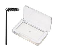 Healvian Savonnette Coiffant pour Sourcils Transparent 1 Kit Gel Fixateur Longue Tenue Brosse Maquillage Femme Usage Quotidien Boîte Acrylique