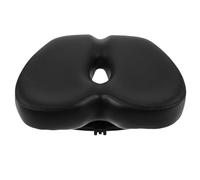Healvian Selle de Vélo Creuse et Imperméable Coussin Rembourré Antichoc Taille Agrandie Compatible VTT et Vélo Électrique Siège Ventilé et Confortable pour Cyclisme Longue Distance