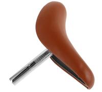 Healvian Selle de Vélo Garçon et Filles Rembourrée Extra Épaisse Marron Clair Coussin Moelleux Surdimensionné Compatible Draisienne et Vélo Équilibré Siège Confortable pour Cyclistes