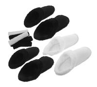 Healvian Semelles Intérieures D’hiver en Polaire Douce 3 Paires, Doublures Chaudes et Amovibles pour Sabots et Pantoufles, Semelles de Rechange Confortables Unisexes, Lavables et Adaptées