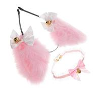 Healvian Serre-tête Oreilles De Chat Et Clochette Bandeaux Décoratifs Pour Fête Cosplay Coiffe Jolie Chatière
