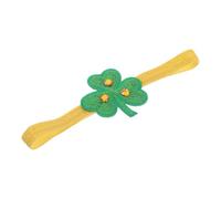 Healvian Serre-tête Pour Saint-patrick Motif Trèfle à Paillettes Vert Élastique Accessoire Pour Femmes Et Filles