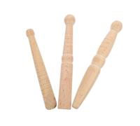 Healvian Set de Bâtons de Massage pour Points Dacupuncture et Jambes Outils Manuels de Massage et Portables pour Thérapie Thaï et Relaxation
