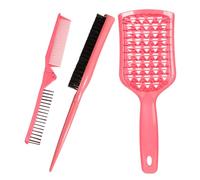 Healvian Set De Peignes Professionnels De Coiffure Ergonomiques Peigne Queue De Rat Crêpe Antistatique Et Ajouré Léger Pour Salon Et Usage Quotidien