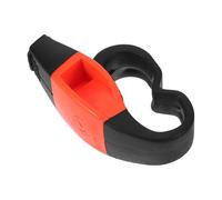 Healvian Sifflet de Survie Double Chambre à Bague Double Doigt en Plastique Orange Sifflet d'Arbitre et Entraîneur pour Sports Randonnée et Secours Sifflement Puissant et Maniable