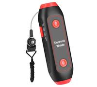 Healvian Sifflet électronique pour arbitres Multifonctionnel avec Lampe Torche SOS, Volume élevé, Cordon, adapté aux entraîneurs et Enseignants pour Camping et Navigation de Plaisance