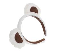 Healvian Soft Plush Bear Ears Headband For Women And Comfortable Cartoon Animal Hairband For Face Washing Makeup Spa And Costume Parties