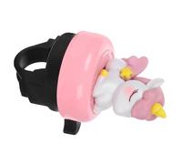 Healvian Sonnette de Vélo Licorne Rose pour Garçon et Filles Klaxon de Sécurité Puissant Compatible Trottinette et Draisienne Mini-Sonnette Design Cartoon Amusant Alerte Sonore Forte