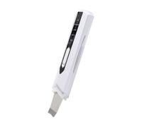 Healvian Spatule de Nettoyage des Pores pour Visage Épurateur de Peau avec Couvercle Éliminateur de Points Noirs et Peau Morte Design Ergonomique Blanc