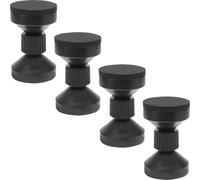 Healvian Stabilisateurs de Tête de Lit Support Robuste Ajustable Jusqu'à 6,7 Cm Réglables en Abs et Métal Anti-Vibrations 4pcs pour Chambre et Appartement