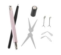 Healvian Stylo Magnétique Léger et Précis 8 Pièces pour Ongles Effet Œil de Chat en Acrylique Magnétique, pour Manucure à Domicile et Fêtes