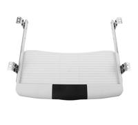 Healvian Support de Clavier sous Bureau Coulissant Plateau Tiroir Renforcé, Kit Complet K3 Gris Blanc, Système Rail Robuste pour Organisation Bureau Ergonomique, Espace de Travail Compact