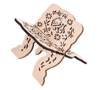 Healvian Support de Lecture en Bois Amovible pour Bible et Livres Religieux, Pupitre de Table Multifonction, Taille Compacte, pour Bureau, Maison et Bibliothèque, Présentoir Stable