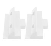 Healvian Support de Panneau Solaire pour Camping-Car et Yacht Kit 2 Pièces en ABS Résistant aux Intempéries Fixation Sécurisée pour Toit Installation Facile Couleur Blanche Adapté aux