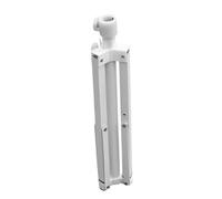 Healvian Support de Parasol de Jardin en Fer Blanc Base Triangulaire Stable et légère pour Parasol de pêche et Plage extérieur