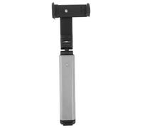 Healvian Support de Téléphone pour Avion Réglable, Rotatif, Pliable, Noir | Pince Antidérapante, Bras Télescopique, Alliage D’aluminium et Plastique, Usage Bureau, Voyage