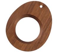 Healvian Support pour Filtre à Café en Bois Marron, Porte-cône de Filtre Pratique Design Diagonal, Rangement Stable pour Pause Thé ou Fête
