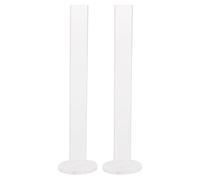 Healvian Support Soi-même pour Ruban Adhésif Washi en Acrylique Transparent, 2 Ensembles, Organiseur Solide pour Rouleaux de Ruban Adhésif, Rangement Pratique pour Loisirs Créatifs