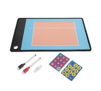 Healvian Tableau Blanc Magnétique Double Face pour Entraîneur de Volleyball avec Accessoires Aimantés, Porte-bloc Effaçable à Sec, Taille Compacte, pour Entraînement et Planification