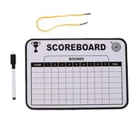 Healvian Tableau de Score Effaçable à Sec de Golf Double Face en Carton Blanc Réutilisable pour Adultes et Adolescents, Accessoire Pratique pour Compétition et Entraînement